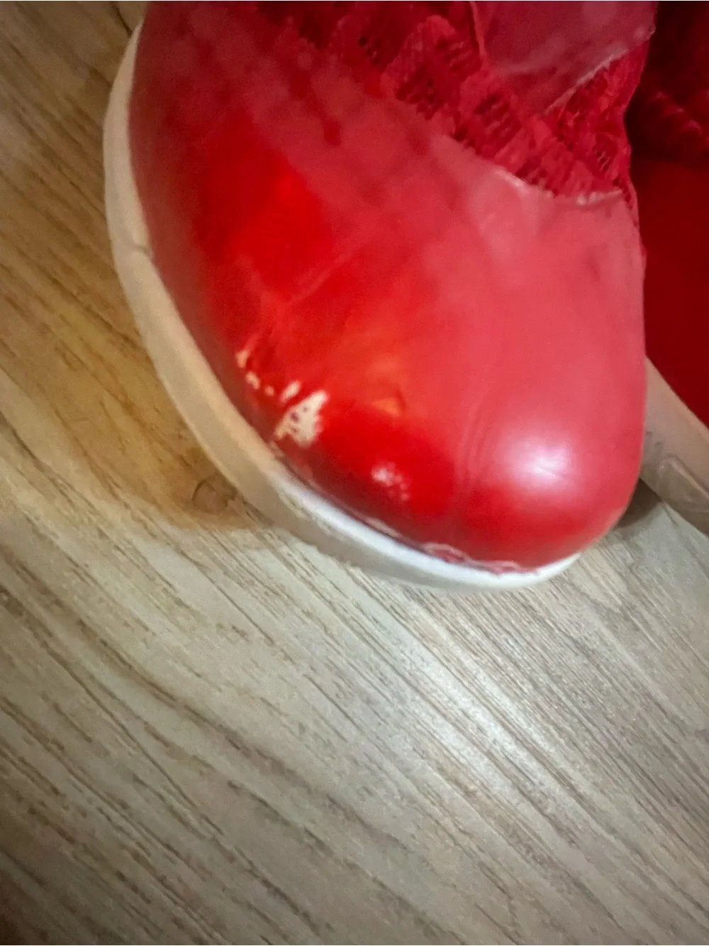 Nike Kids Red & White Low-Top Athletic Sneakers